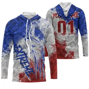 Maillot Cross Protection UV, Cadeau Personnalisé Pilote MX France, Moto Tout-Terrain Passion - CT22122205