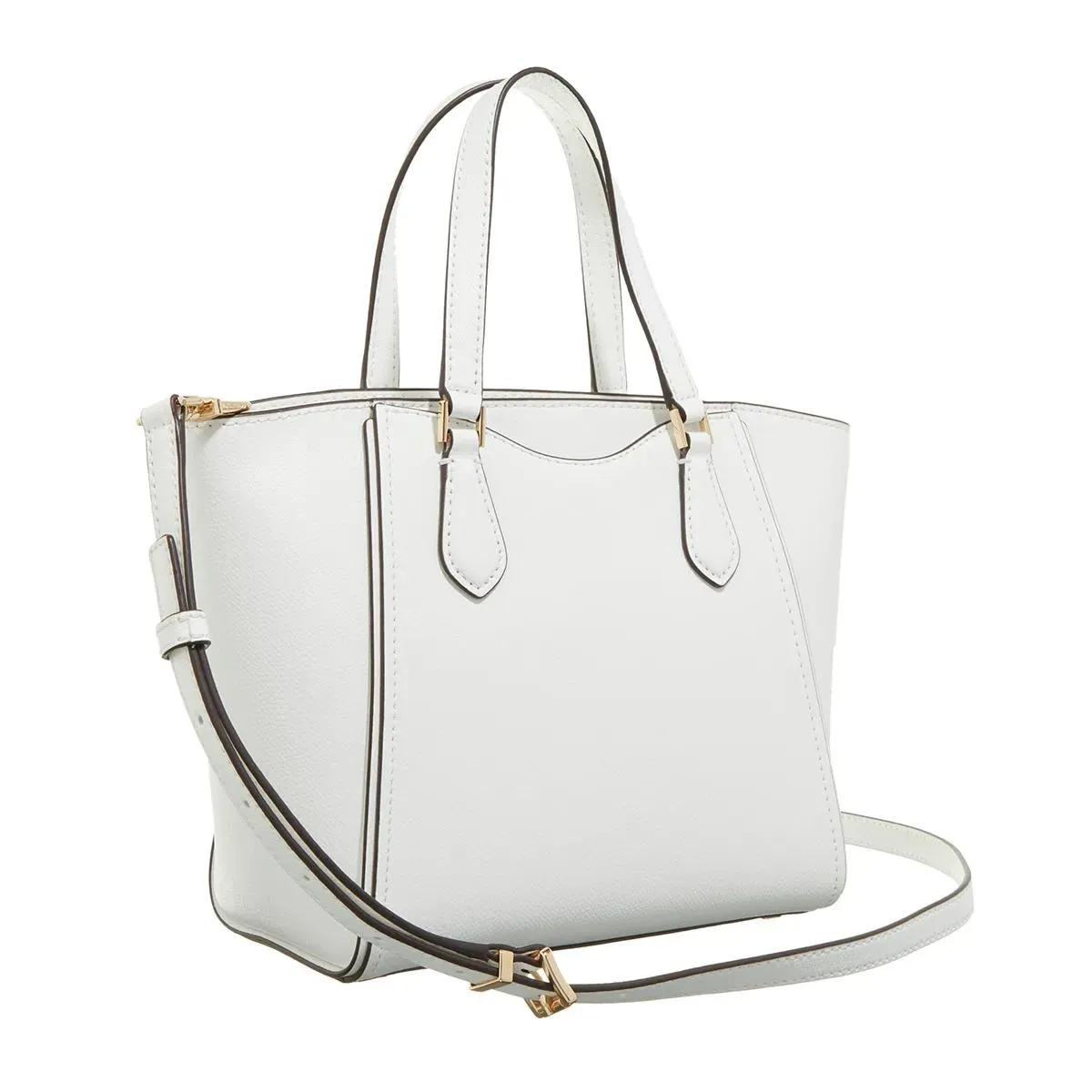 MICHAEL Michael Kors  Taryn Small Conv Tz Tote Crossbody Optic White