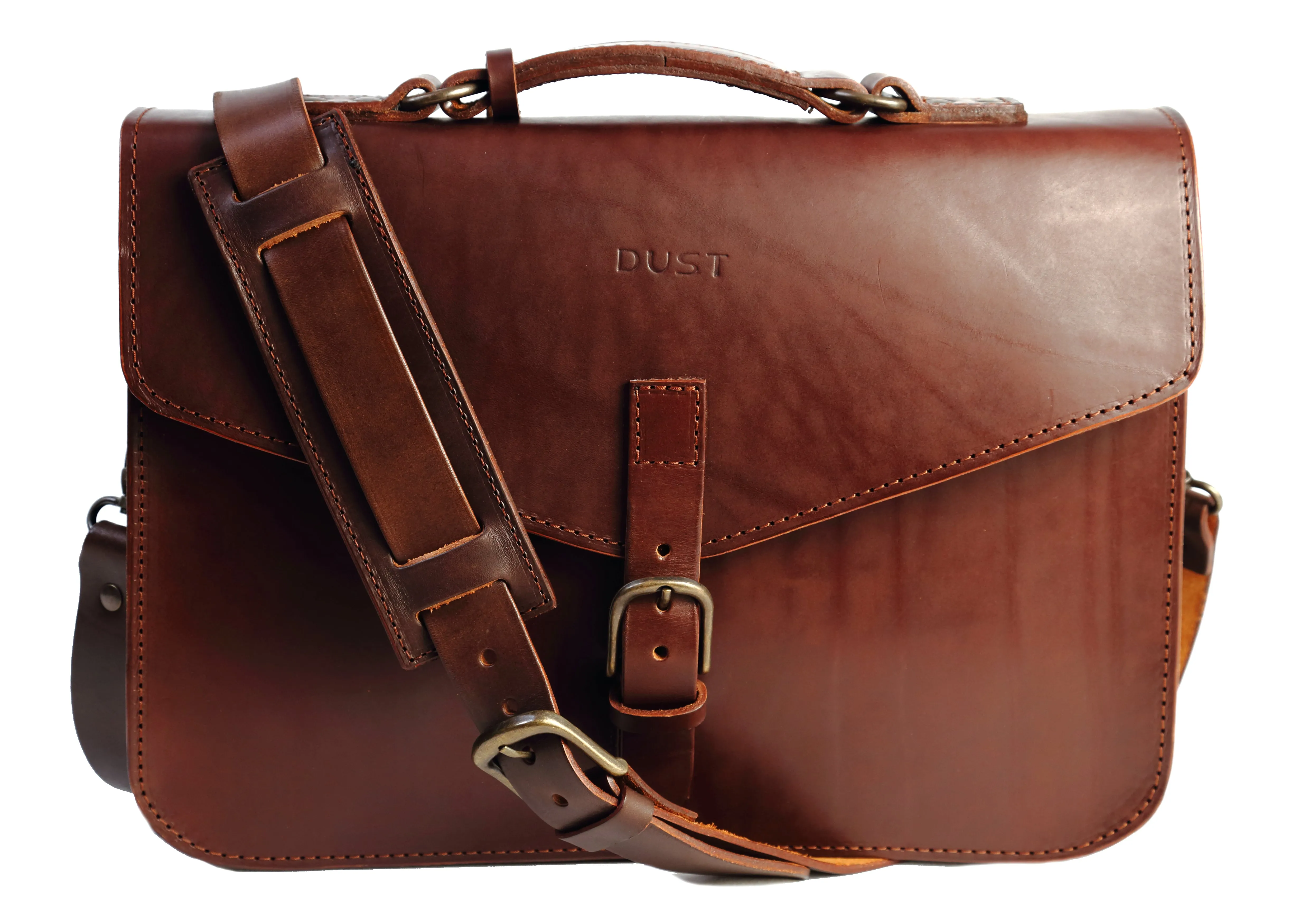 Mod 122 Briefcase Cuoio Havana