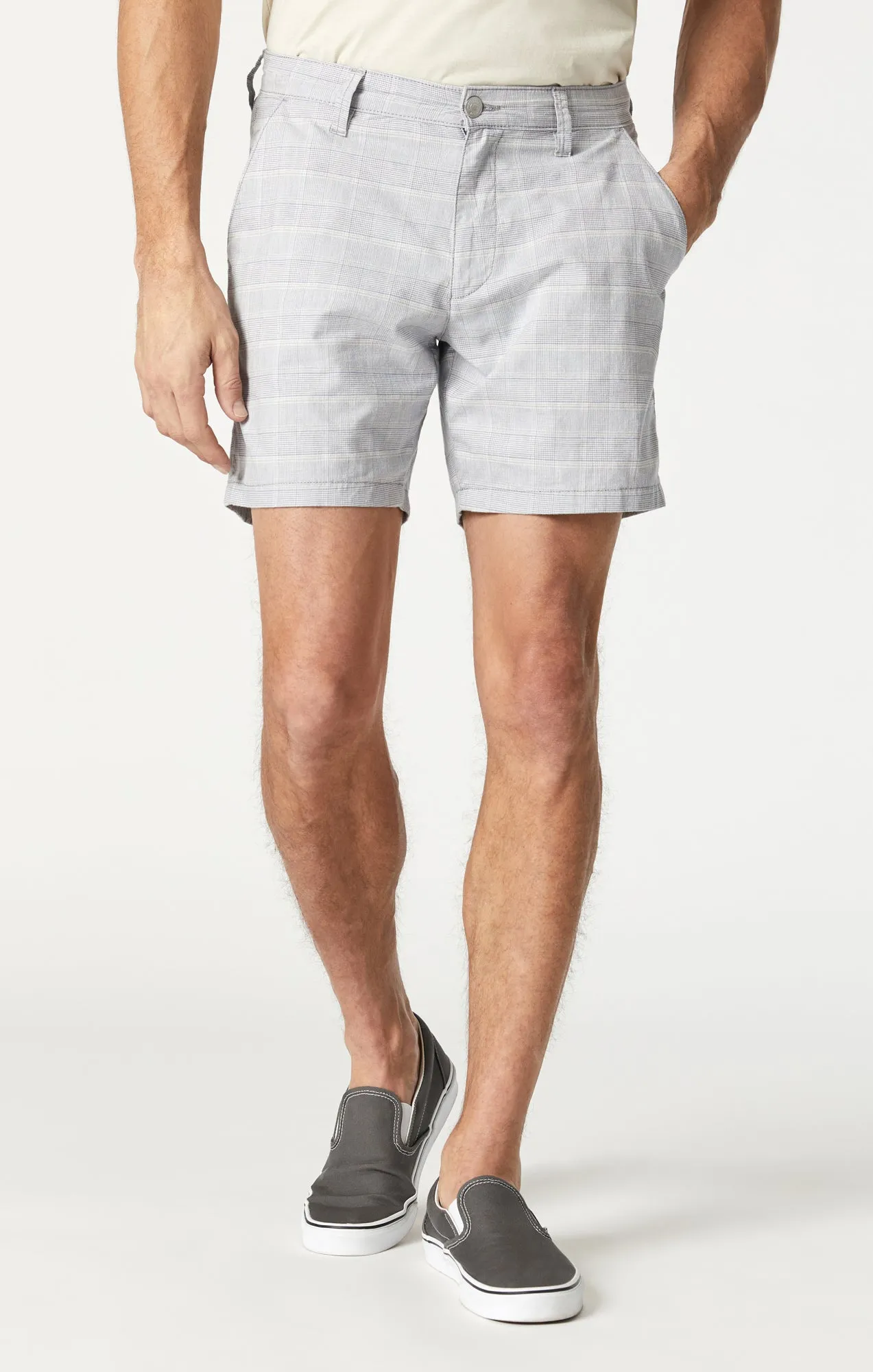 NATE BLUE CHECKED SHORTS