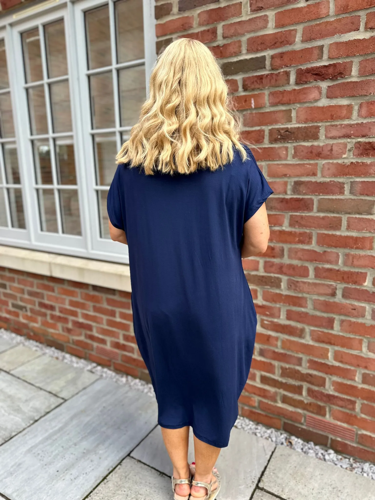 Navy Tilletts T-Shirt Dress Tammy