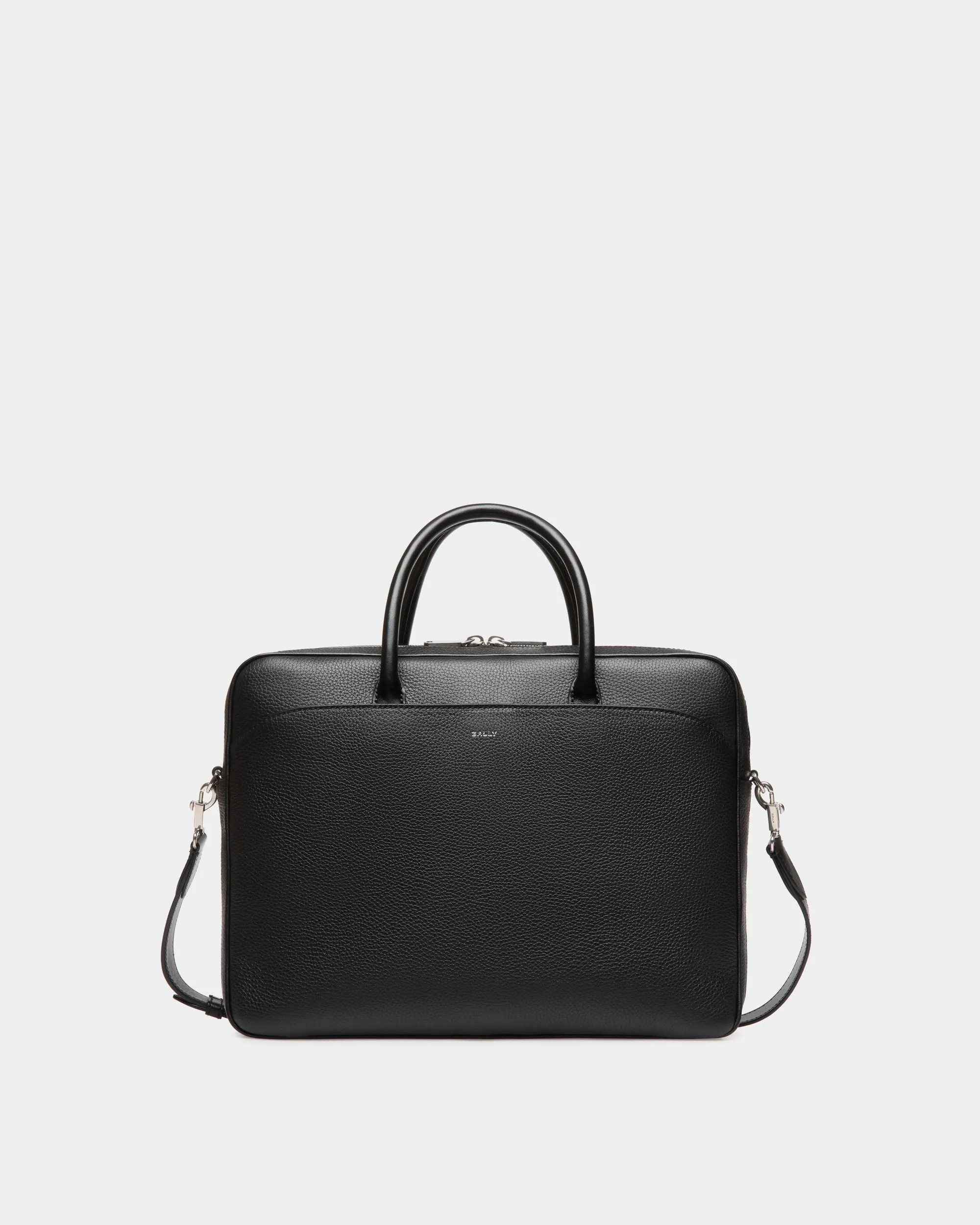 Oeden Briefcase In Black Leather