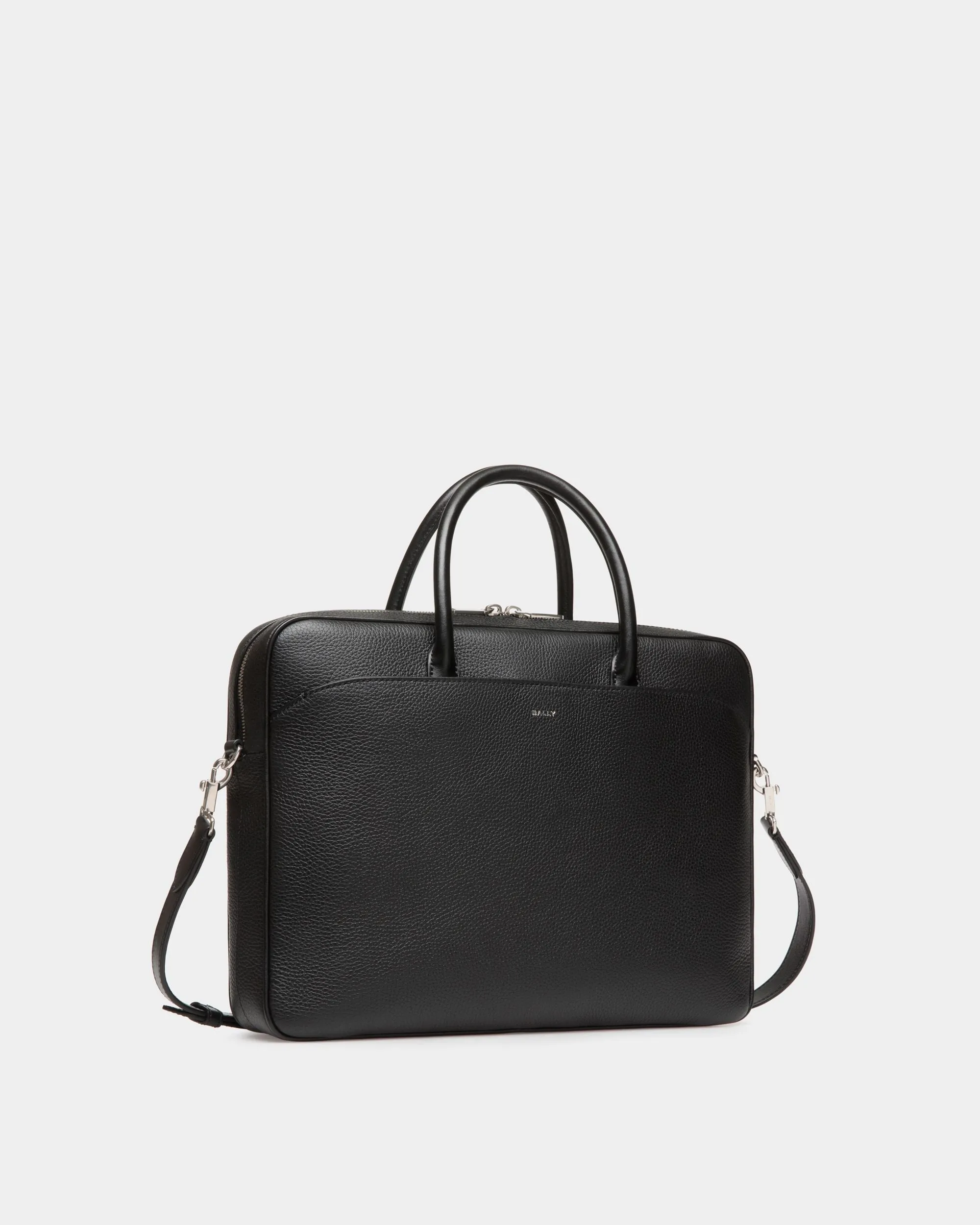 Oeden Briefcase In Black Leather