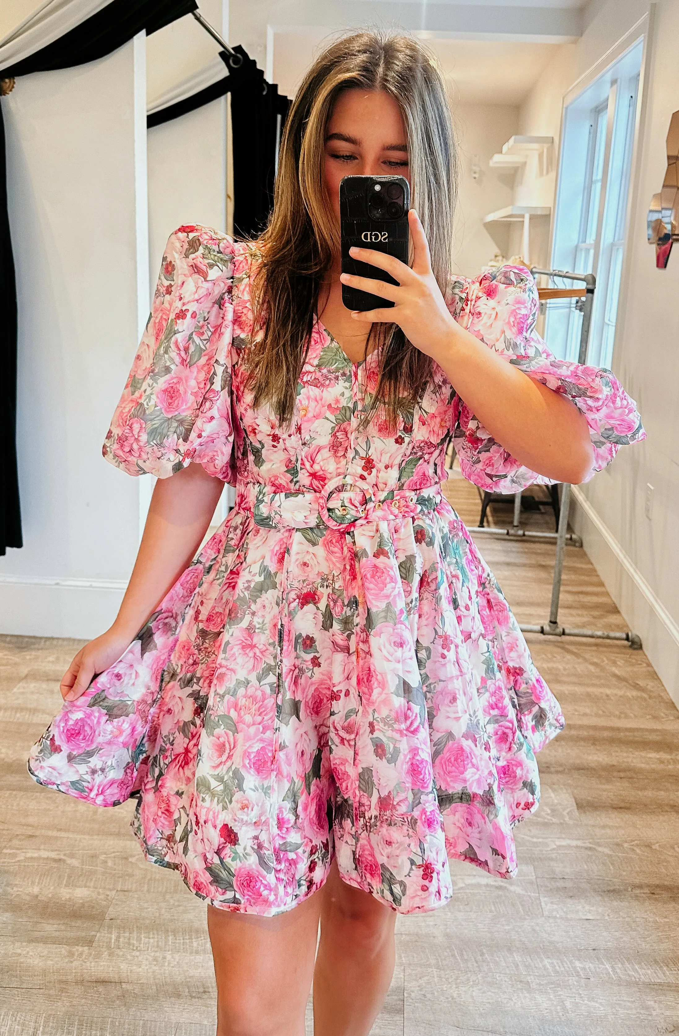 OLIVIA BELTED DRESS