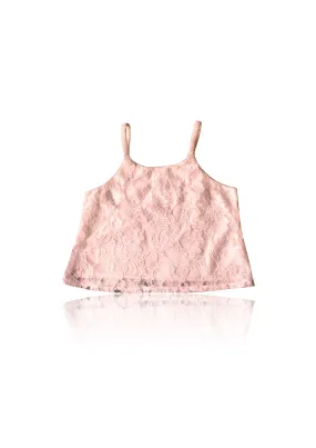 [OUTLET] DOLLY by Le Petit Tom  LACY SPAGHETTI TOP pink