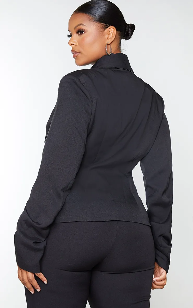 Plus Black Avani Suit Jacket | Plus Size