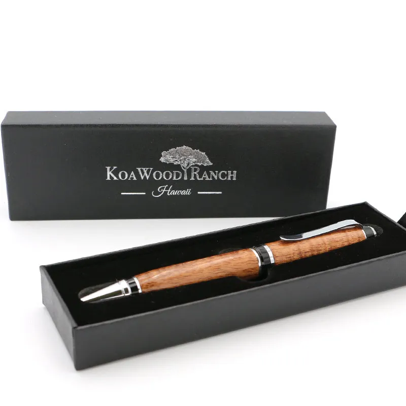 Premium Curly Hawaiian Koa Cigar Pencil