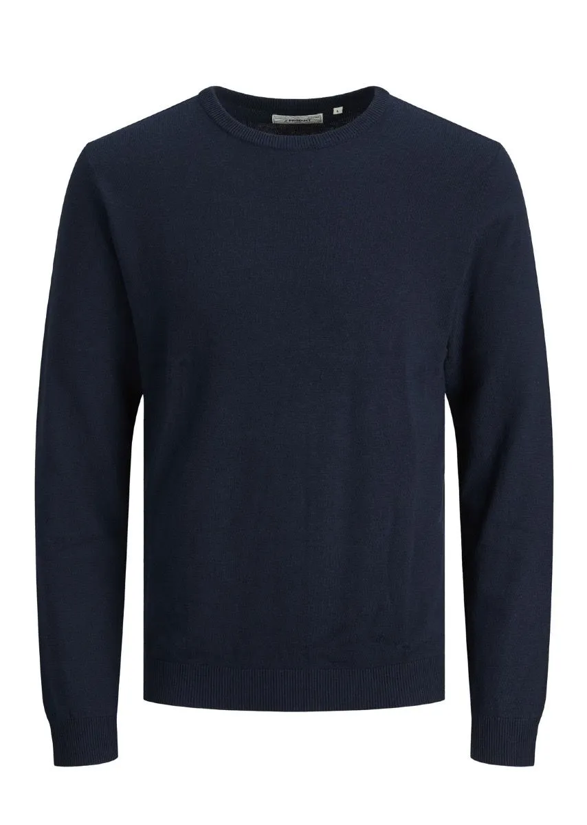 Produkt Basic Knit Crew Neck Jumper Navy Blazer