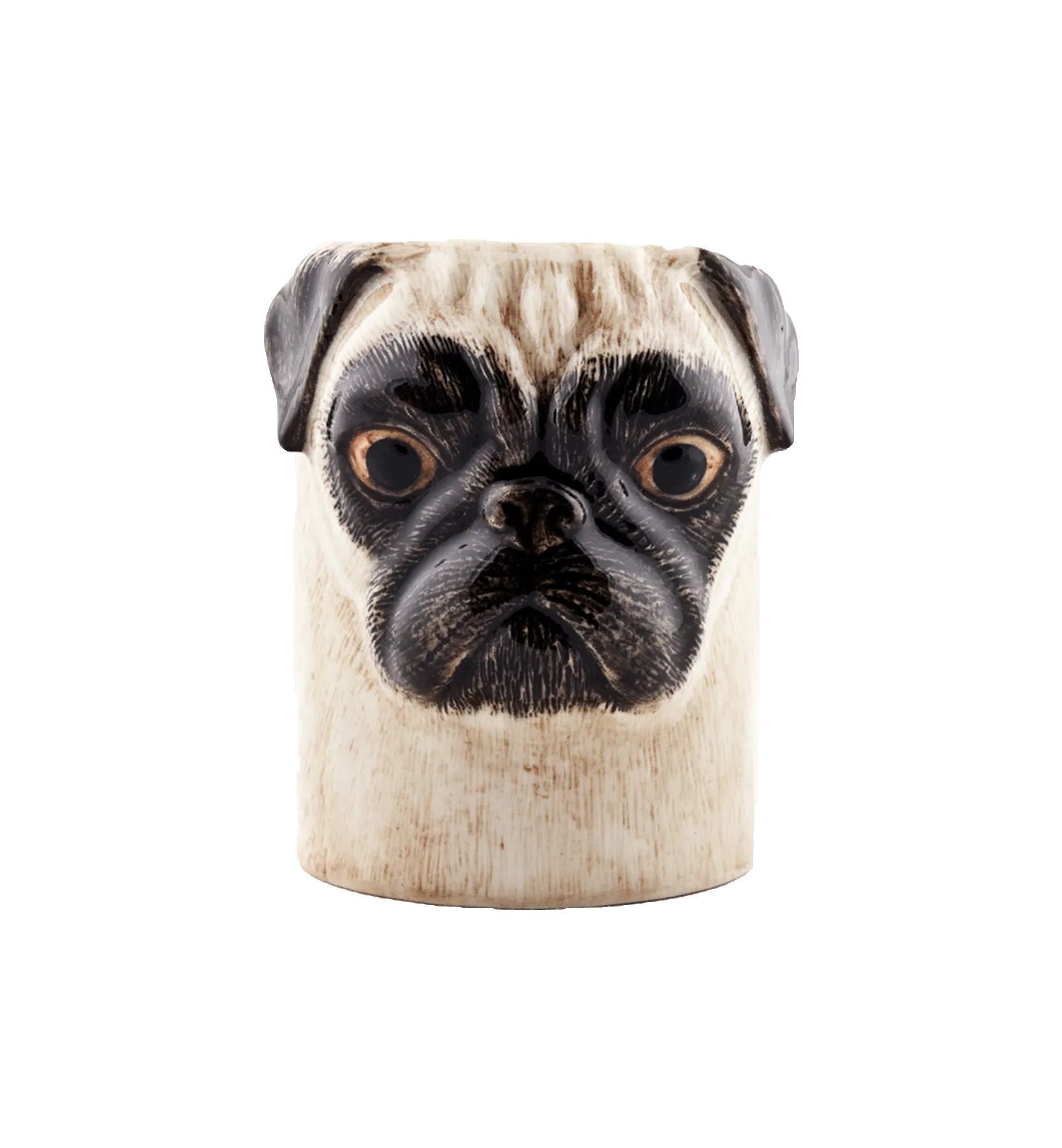 Quail Pug Pencil Pot