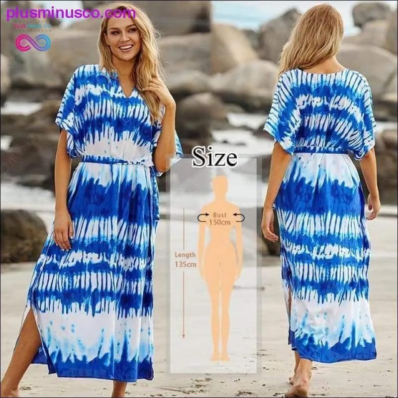 Quick-drying Kaftan Beach Cover up Pareos de Playa Mujer