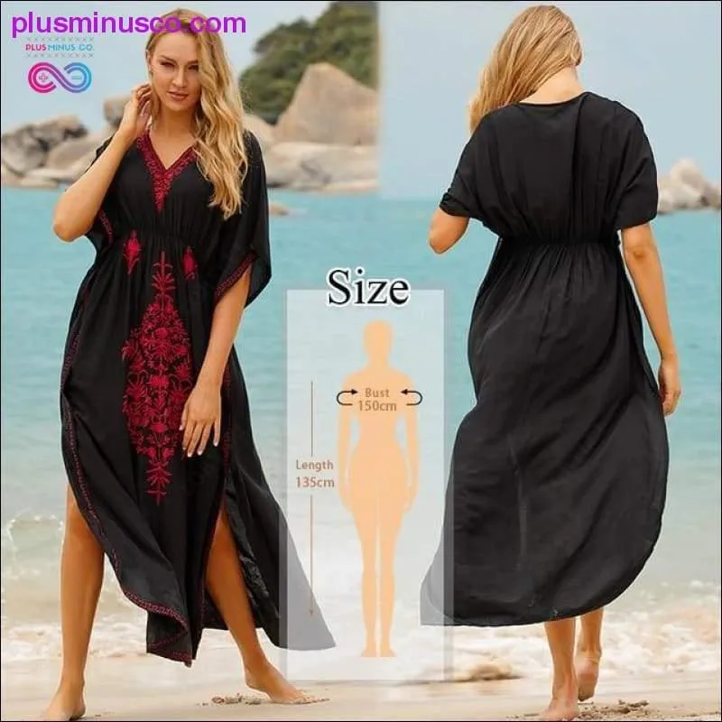 Quick-drying Kaftan Beach Cover up Pareos de Playa Mujer