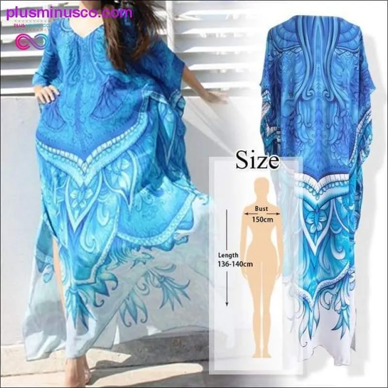 Quick-drying Kaftan Beach Cover up Pareos de Playa Mujer