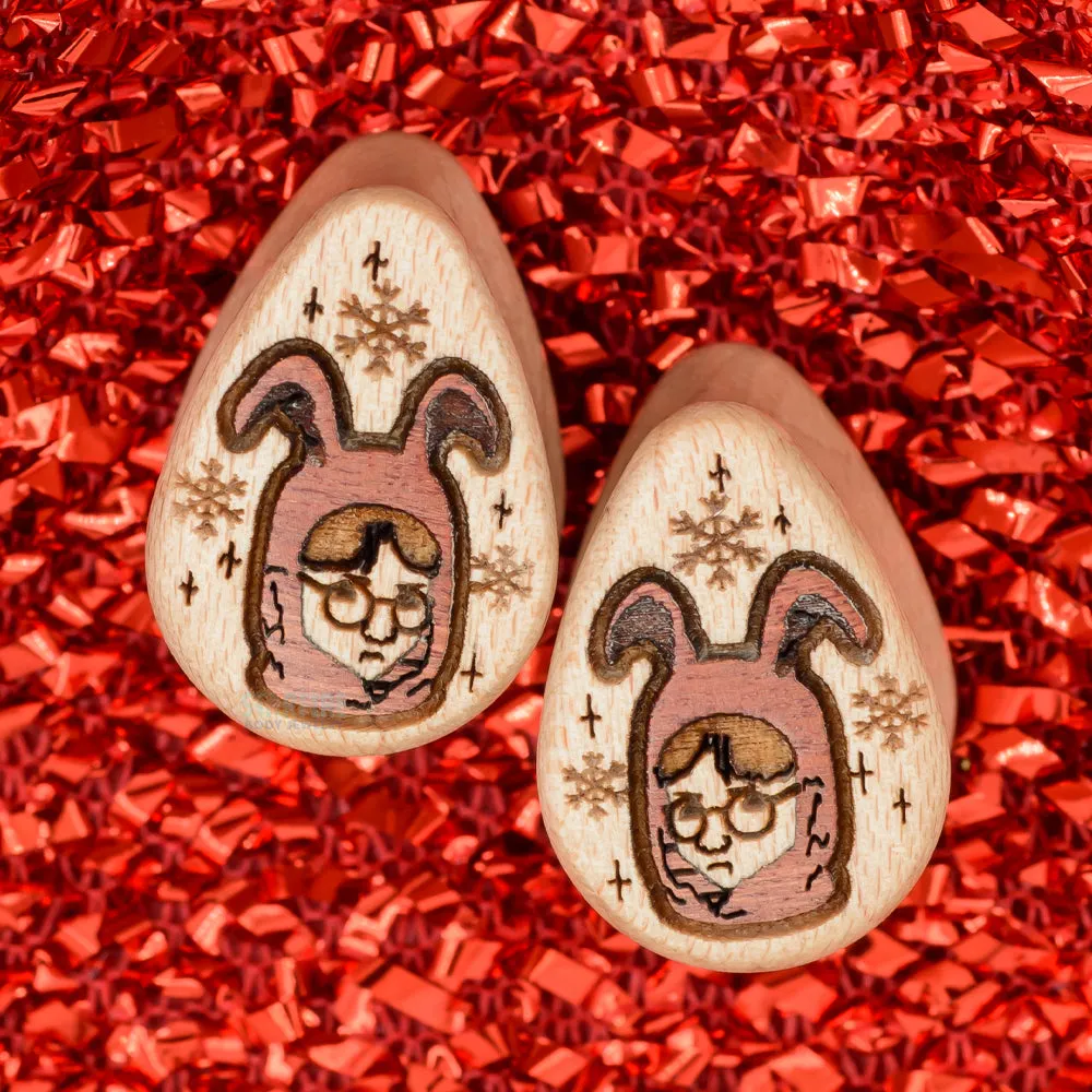 Ralphie Wood Teardrop Plugs