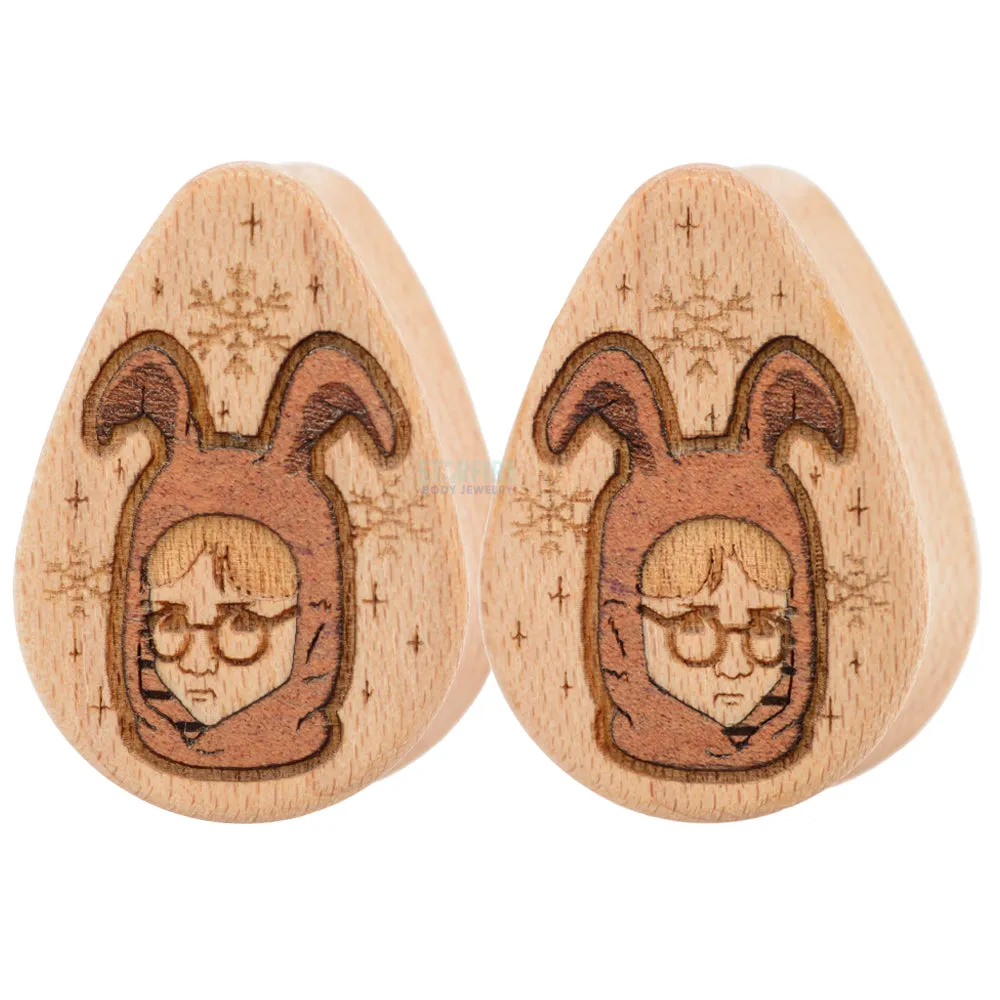 Ralphie Wood Teardrop Plugs