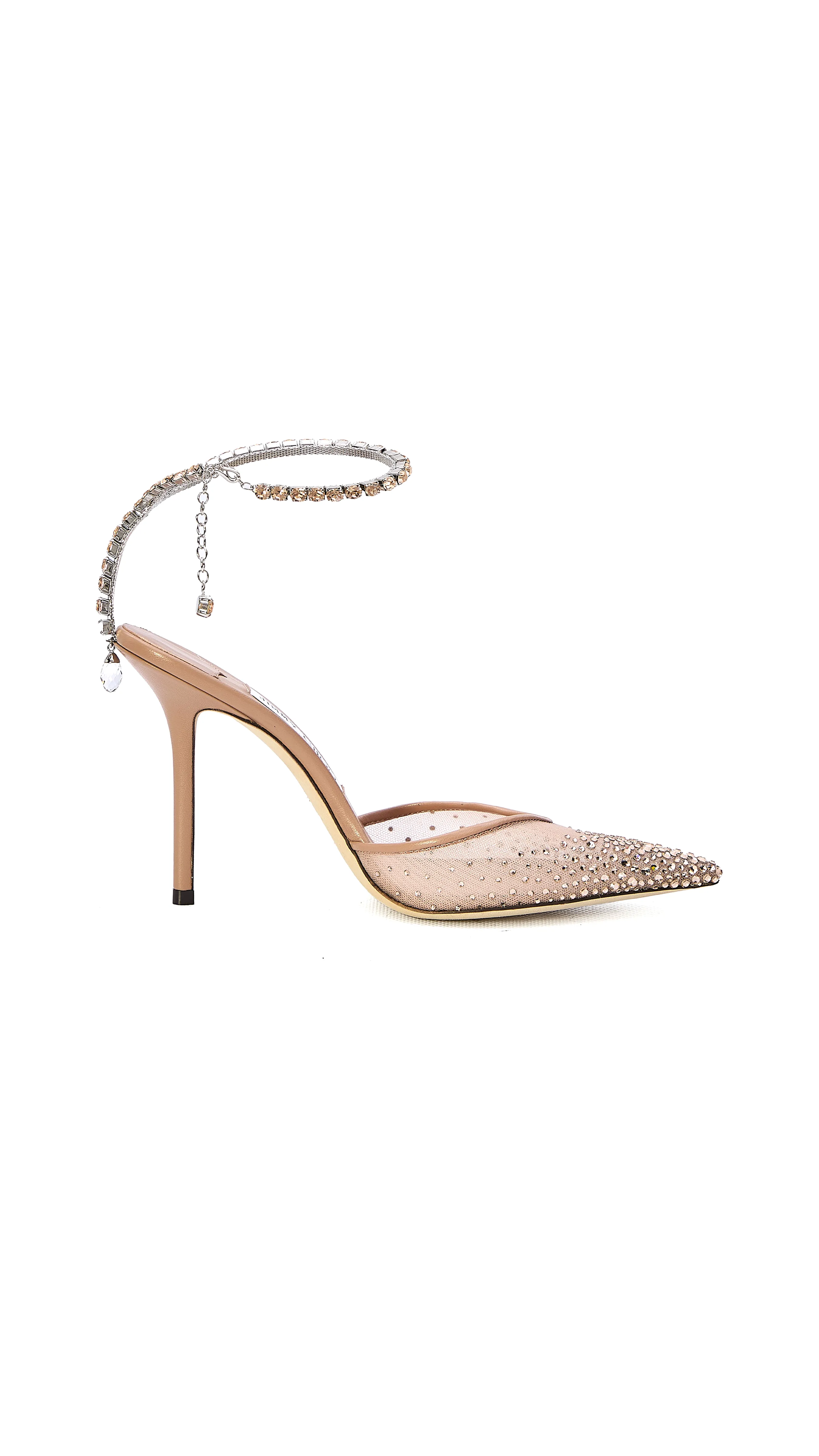 Saeda 100 Suede Glitter Pumps - Pink