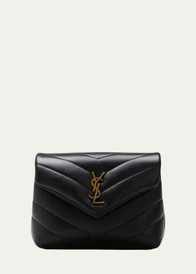 Saint Laurent Loulou Toy YSL Crossbody Bag in Quilted Leather