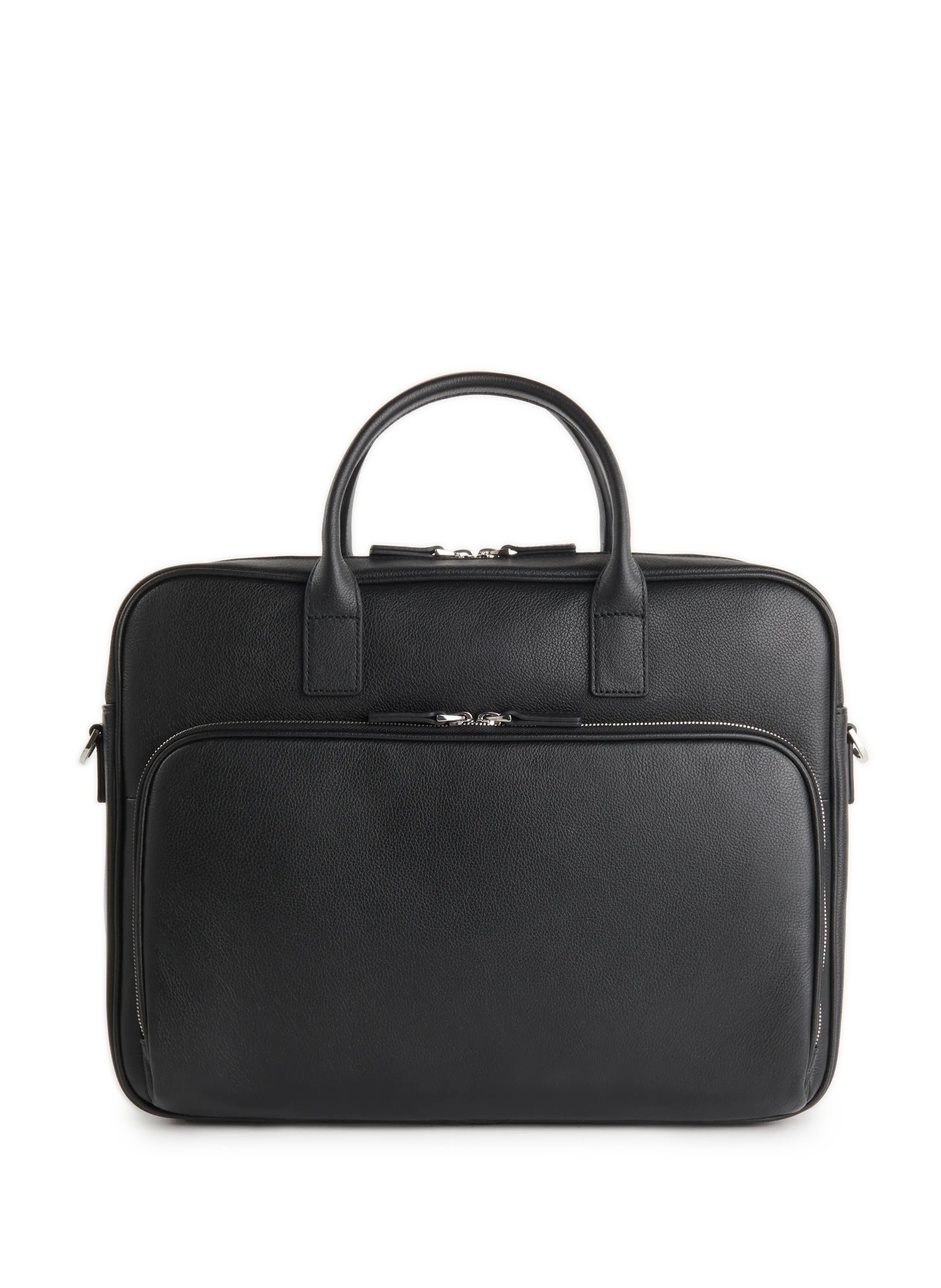 Saison 1865  Grained briefcase - Black