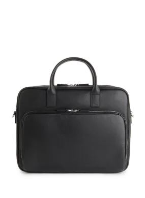 Saison 1865  Grained briefcase - Black