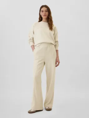 Seamed Wide-Leg Pants