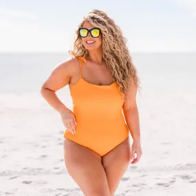 Seaside Sweetheart Swimsuit, Orange