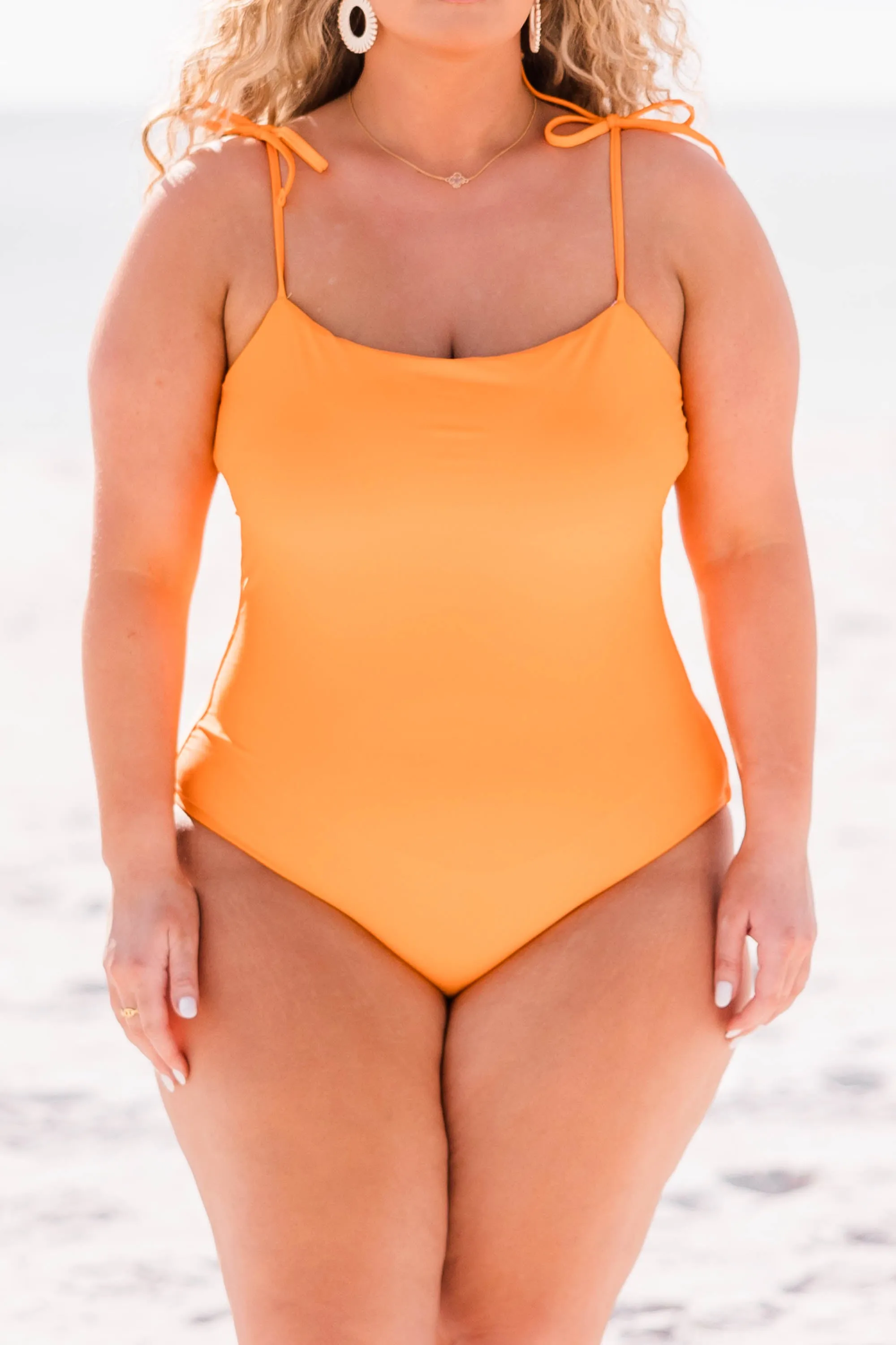 Seaside Sweetheart Swimsuit, Orange