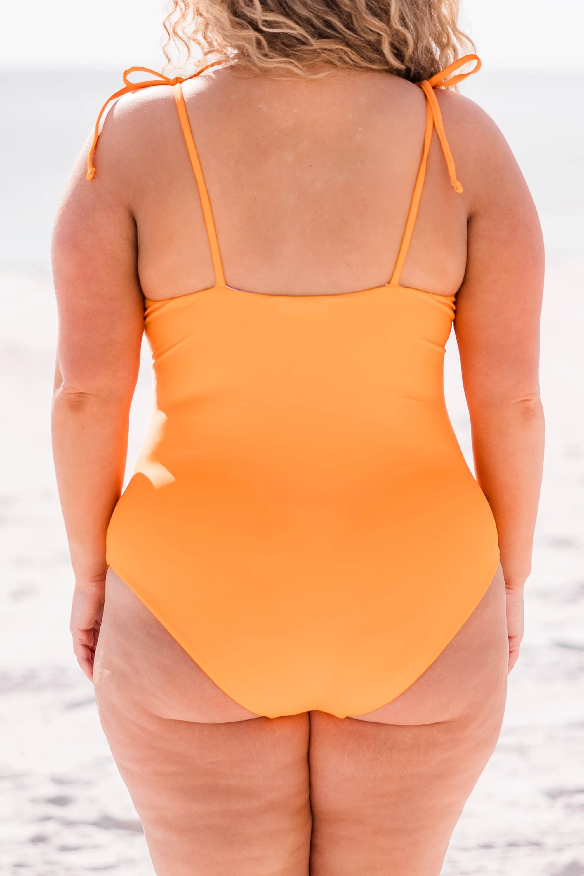 Seaside Sweetheart Swimsuit, Orange