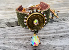 Shotgun Shell Cinch Bracelet