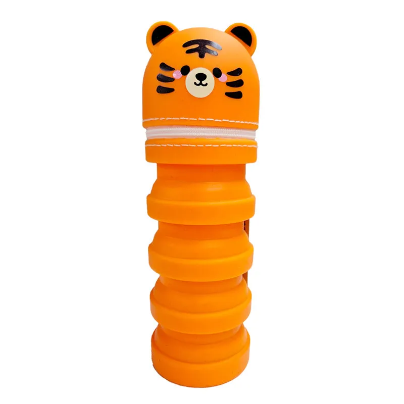 Silicone Pencil Case - Tiger PCASE77