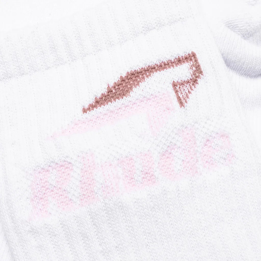 Speedmark Sock - White/Pink