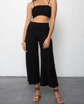 Stillwater - Ribbed Wide Leg Pant