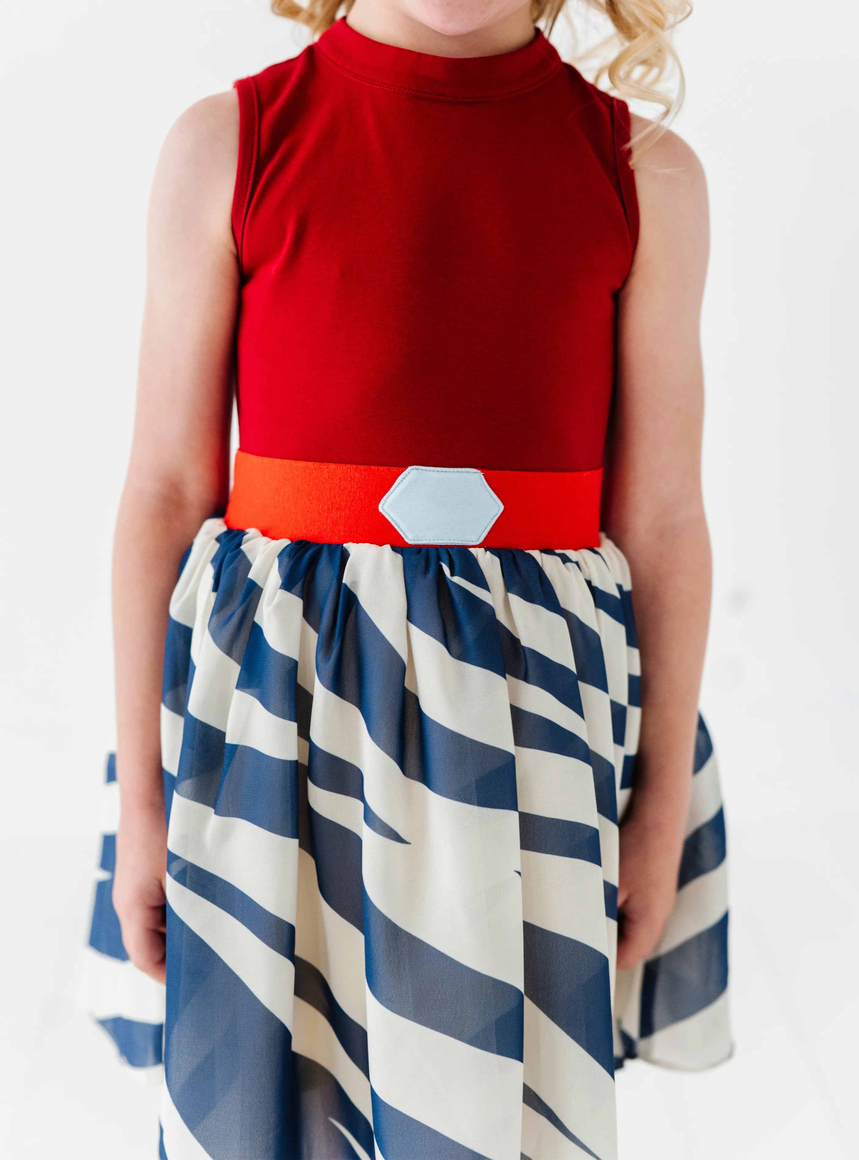 Striped Warrior Dress