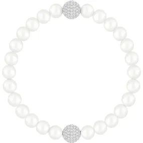 Swarovski REMIX CRYSTAL PEARL STRAND, White, Large -5421433