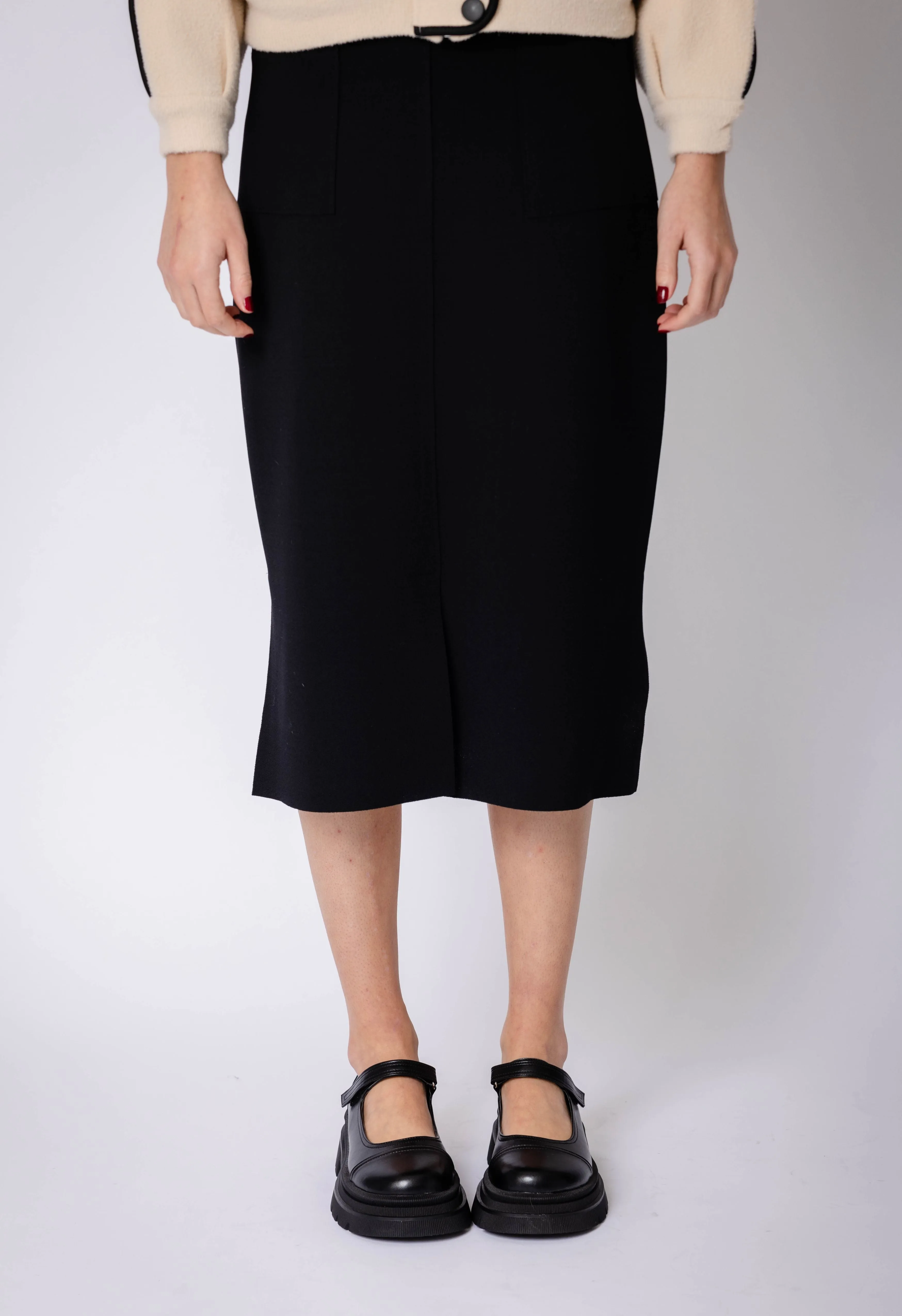 Tailored Skirt In Black