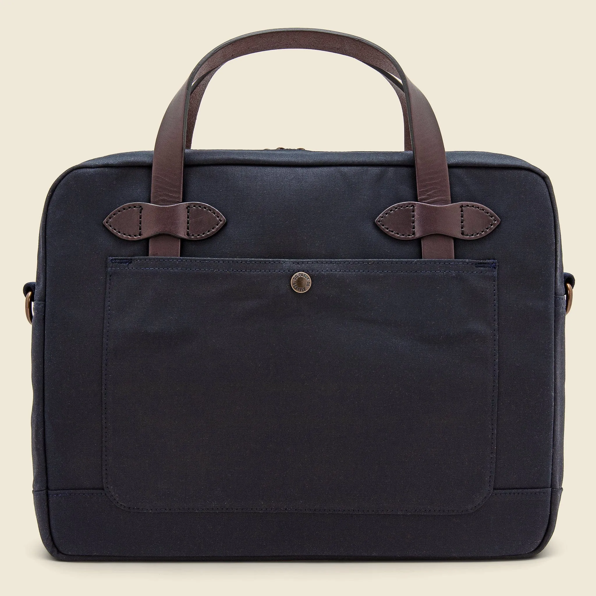 Tin Cloth Compact Briefcase - Navy