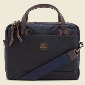 Tin Cloth Compact Briefcase - Navy