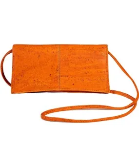 Tiradia Cork Women's Red Street Chic Crossbody - Orange