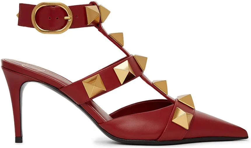 Valentino Garavani Red Roman Stud 80 Heels