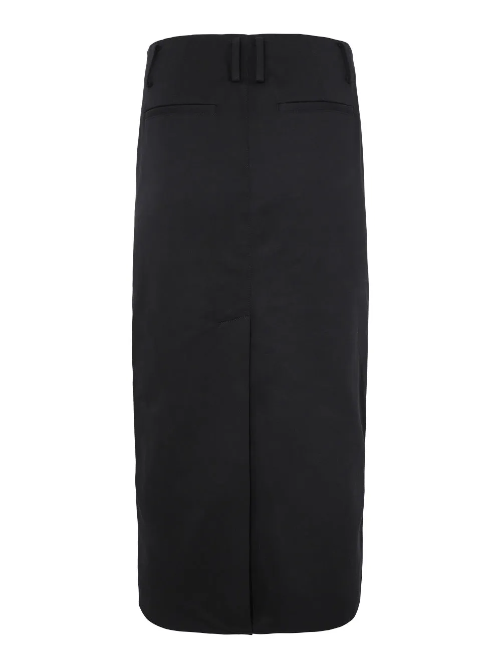 Vince Straight Fit Trouser Skirt in Black