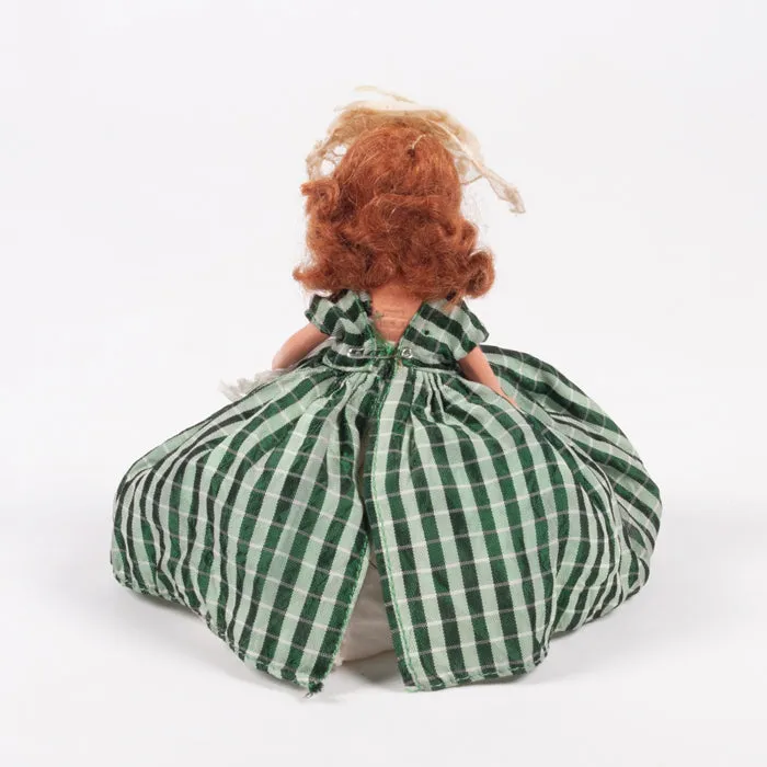 Vintage Nancy Ann Storybook Doll #161 Jennie Set The Table Green