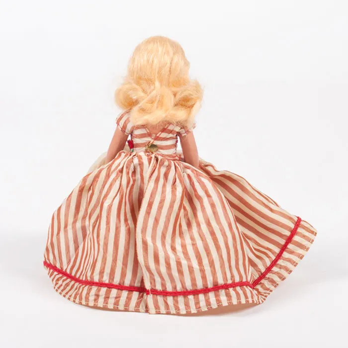 Vintage Nancy Ann Storybook Doll #185 Saturday's Child Red