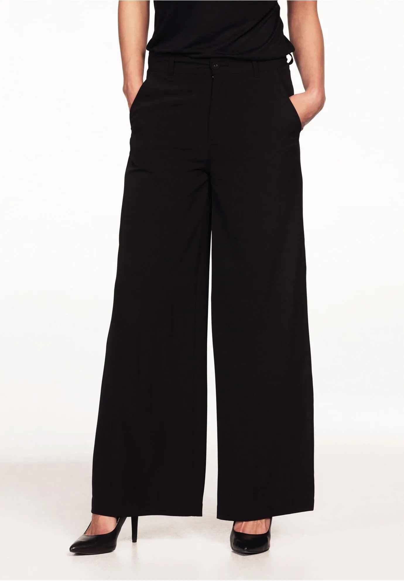 Woven Wide Leg Pants