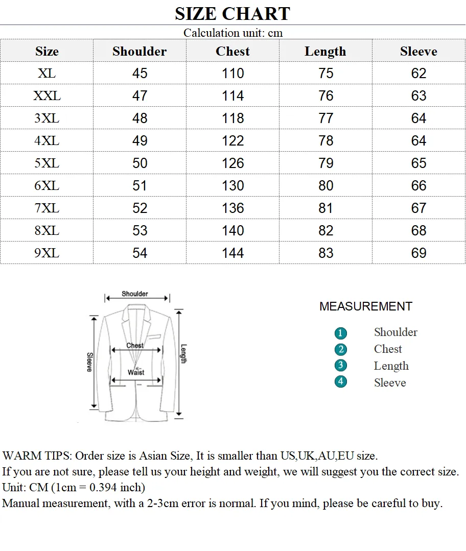 Xituodai 6XL 7XL 8XL 9XL oversized men's business casual gentleman suit jacket 2021Spring new wedding banquet brand suit jacket