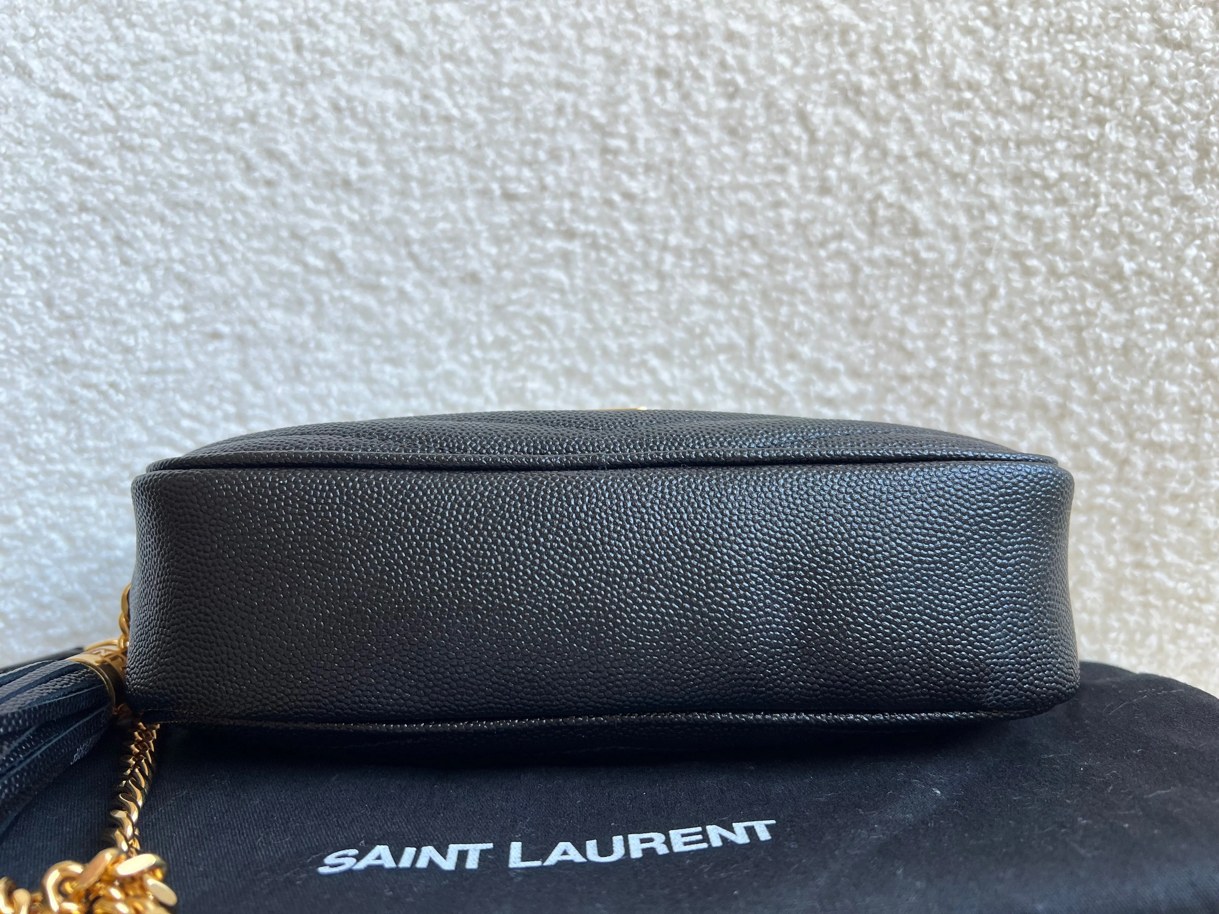 Yves Saint Laurent (YSL) Black Mini Lou Camera Bag